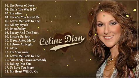 celine dion lieder|celine dion songs.